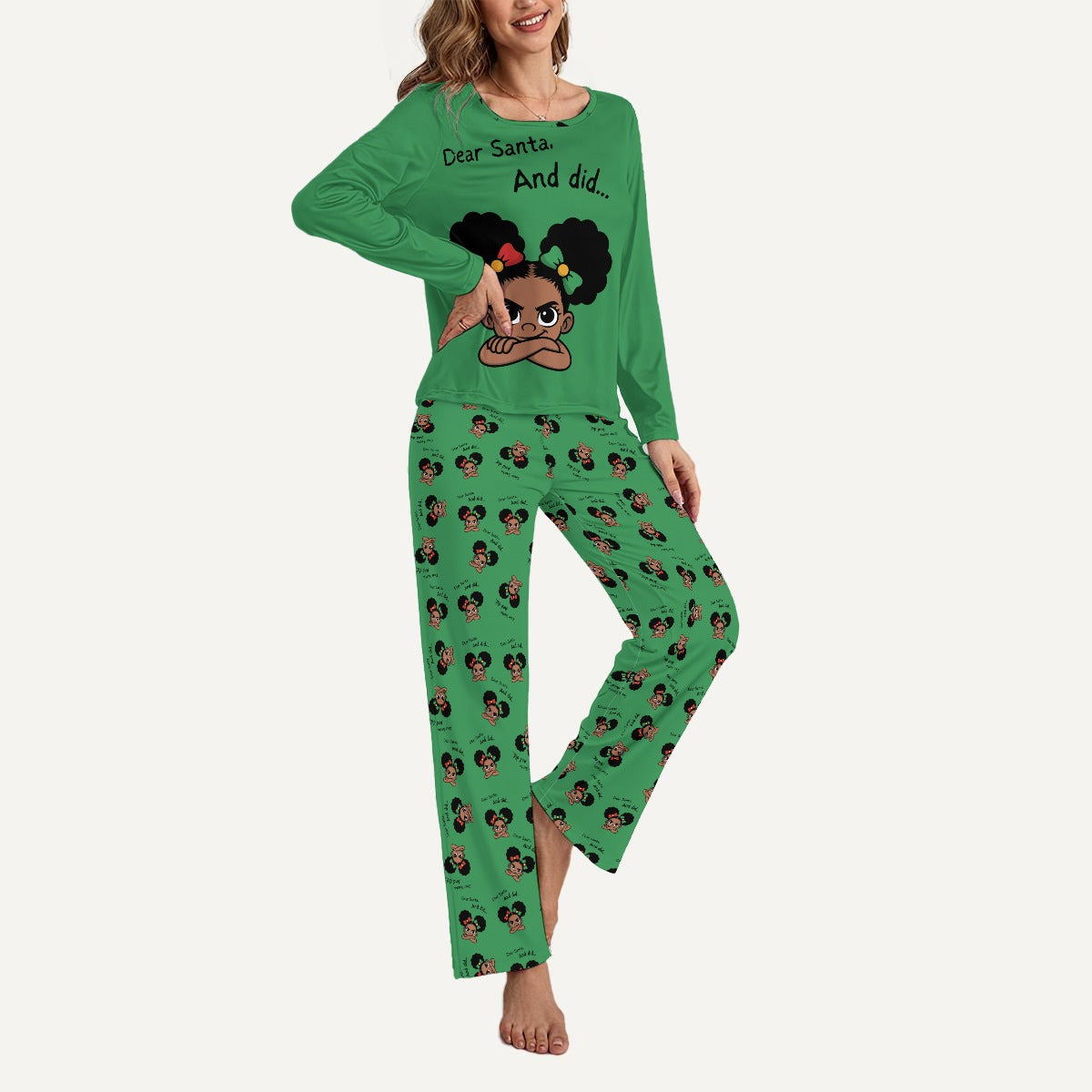 Santa And Did Women's Loungewear - Green