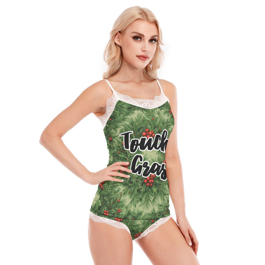 Touch Grass Cami All Green