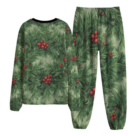 Touch Grass Green Thick Pajama Suit