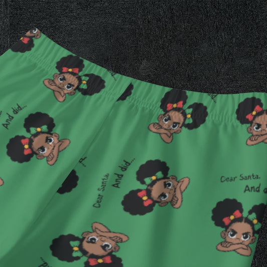 Santa and Did Kid's Raglan Sleeve