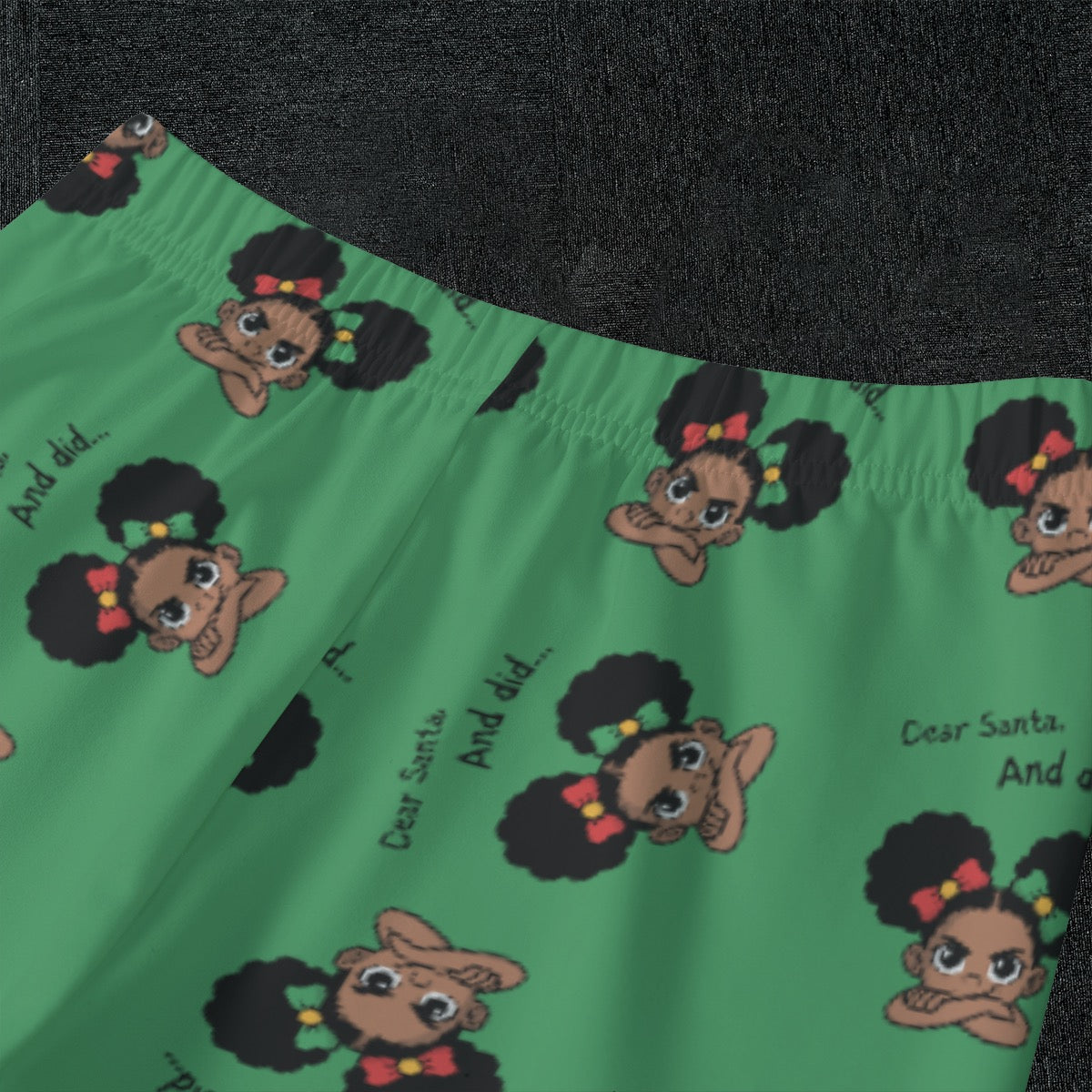 Santa and Did Kid's Raglan Sleeve