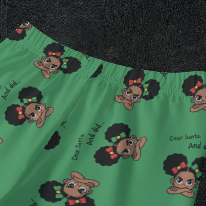 Santa and Did Kid's Raglan Sleeve