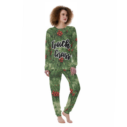 Touch Grass Green Women's Pajamas