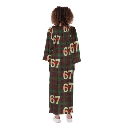 67 Women's Long Kimono Robe