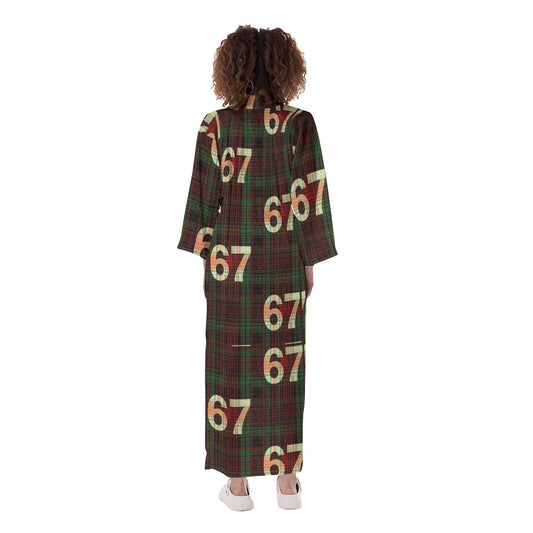 67 Women's Long Kimono Robe
