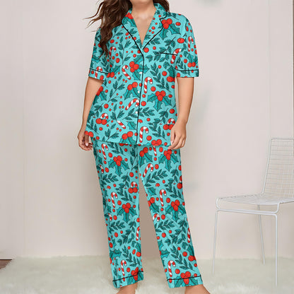 Teal Candy Canes Women