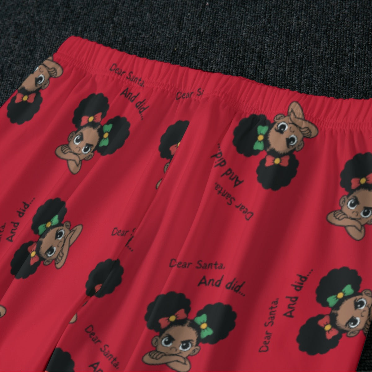 Santa And Did Women's Raglan Pajamas