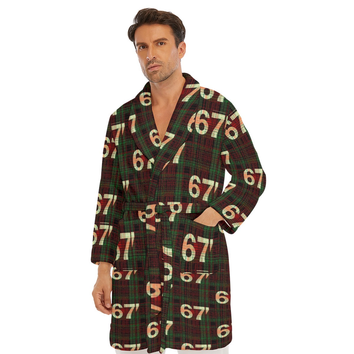 67 Men's Borg Fleece Robe