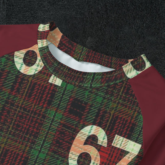 67 Kid's Raglan Pajama