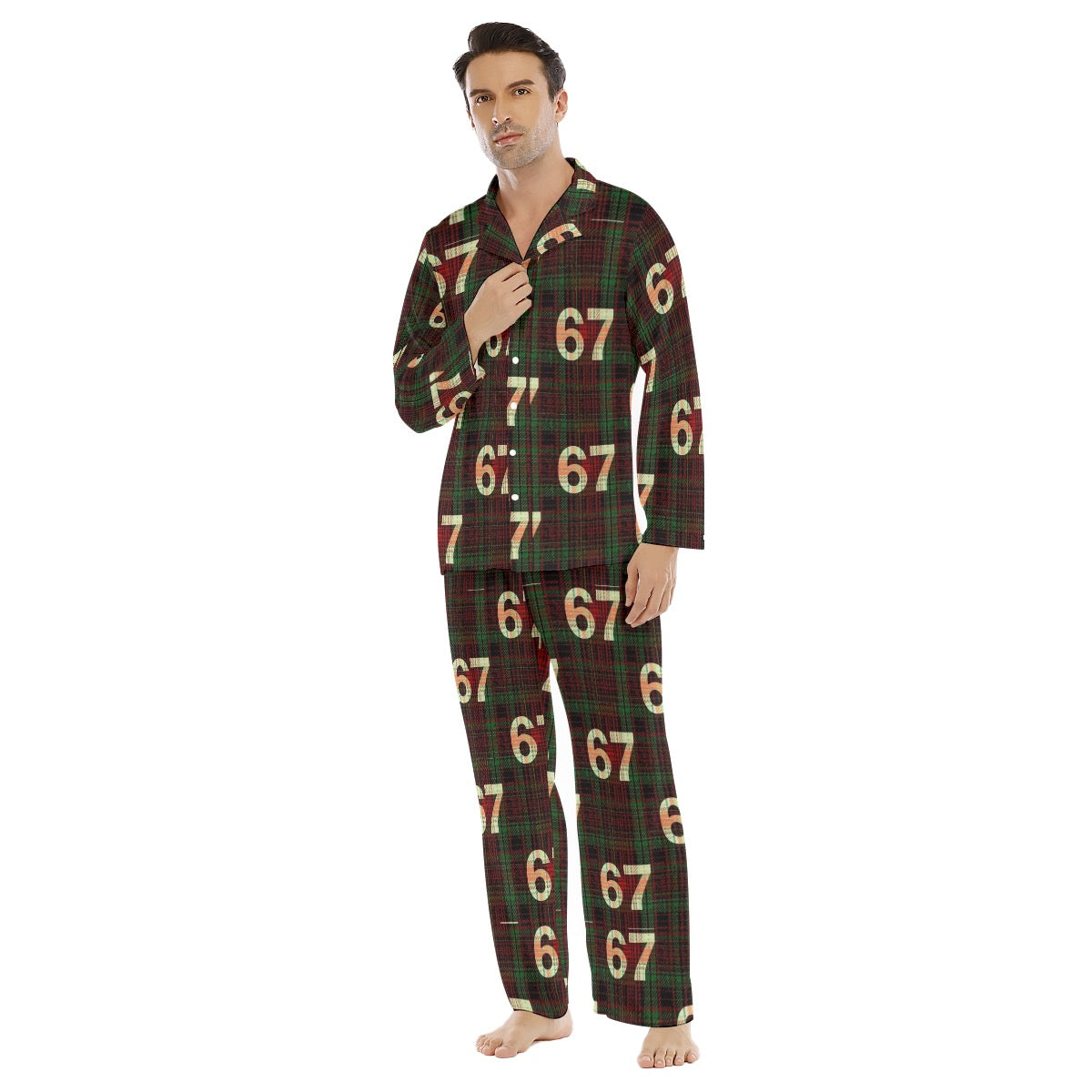 67 Lapel Pajama Men's