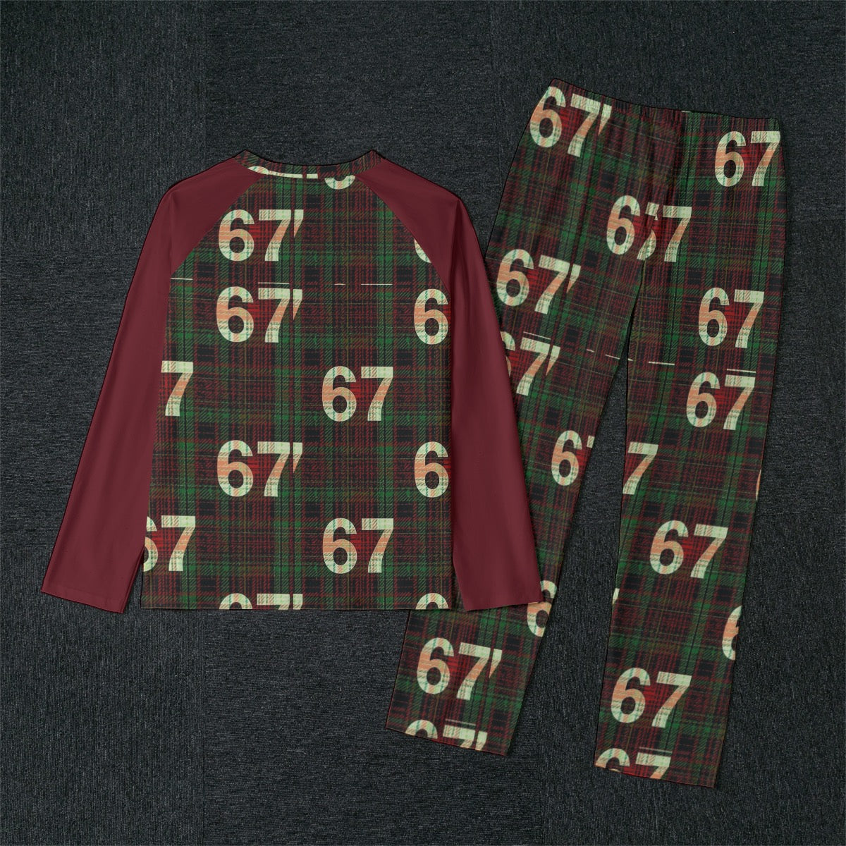 67 Men's Raglan Pajama