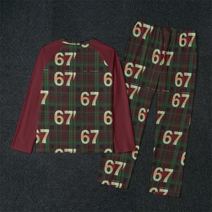 67 Men's Raglan Pajama