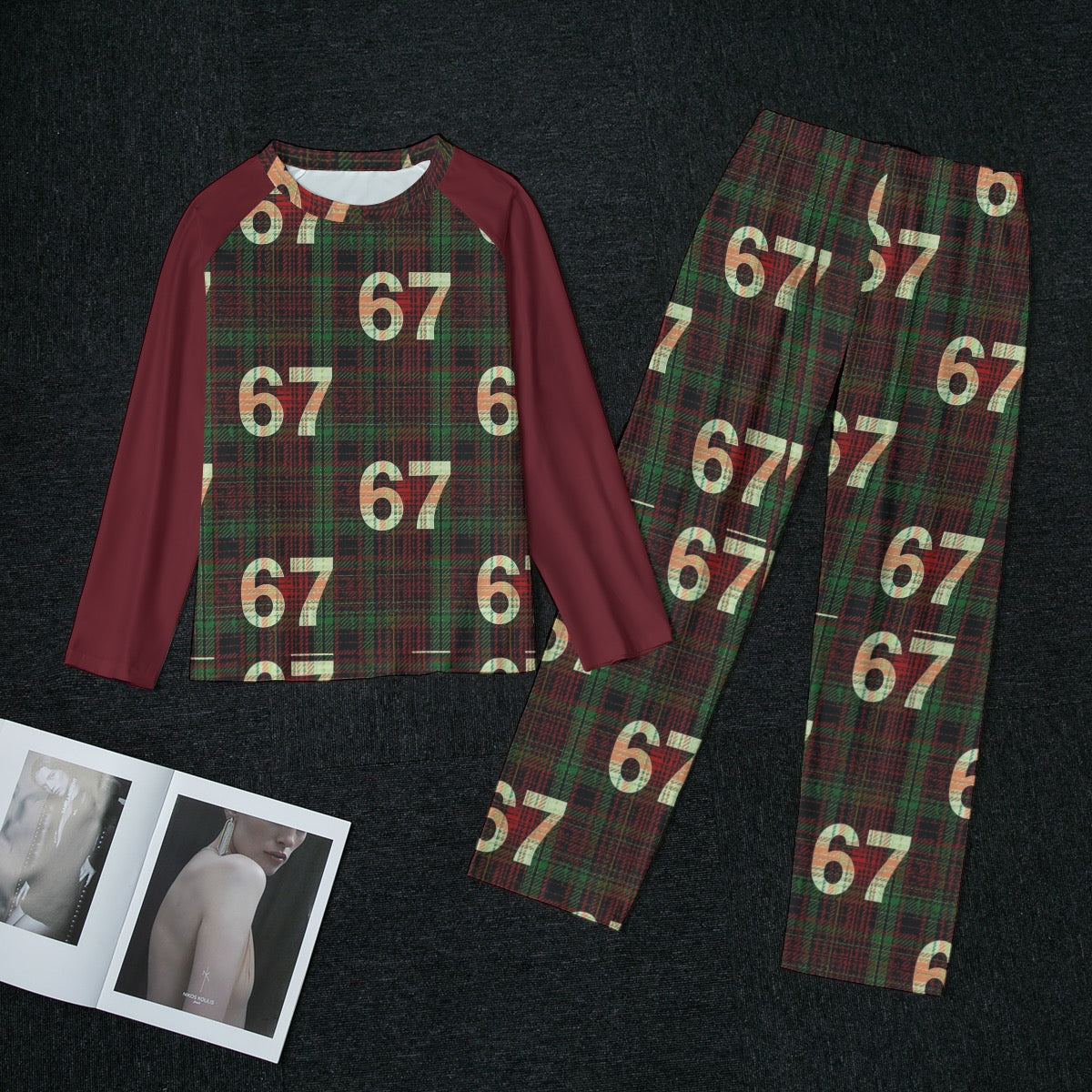 67 Women's Raglan Pajama Set