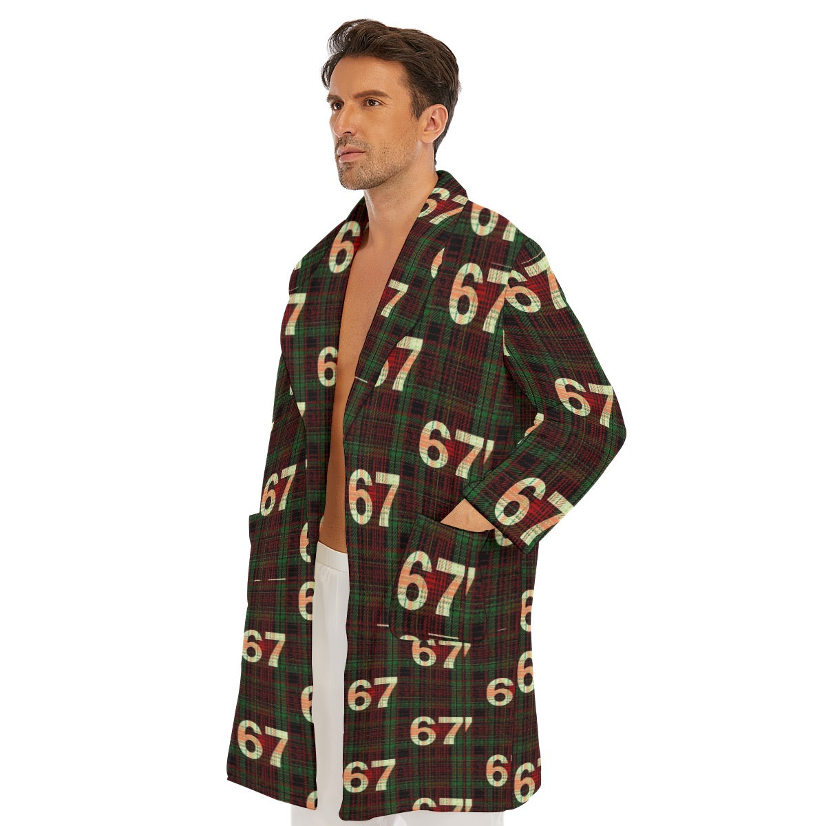 67 Men's Borg Fleece Robe