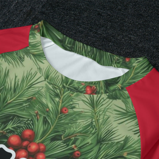 Touch Grass Red Raglan Pajamas