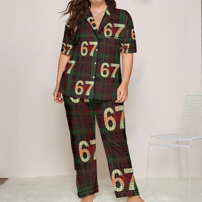 67 Women Dark Plaid