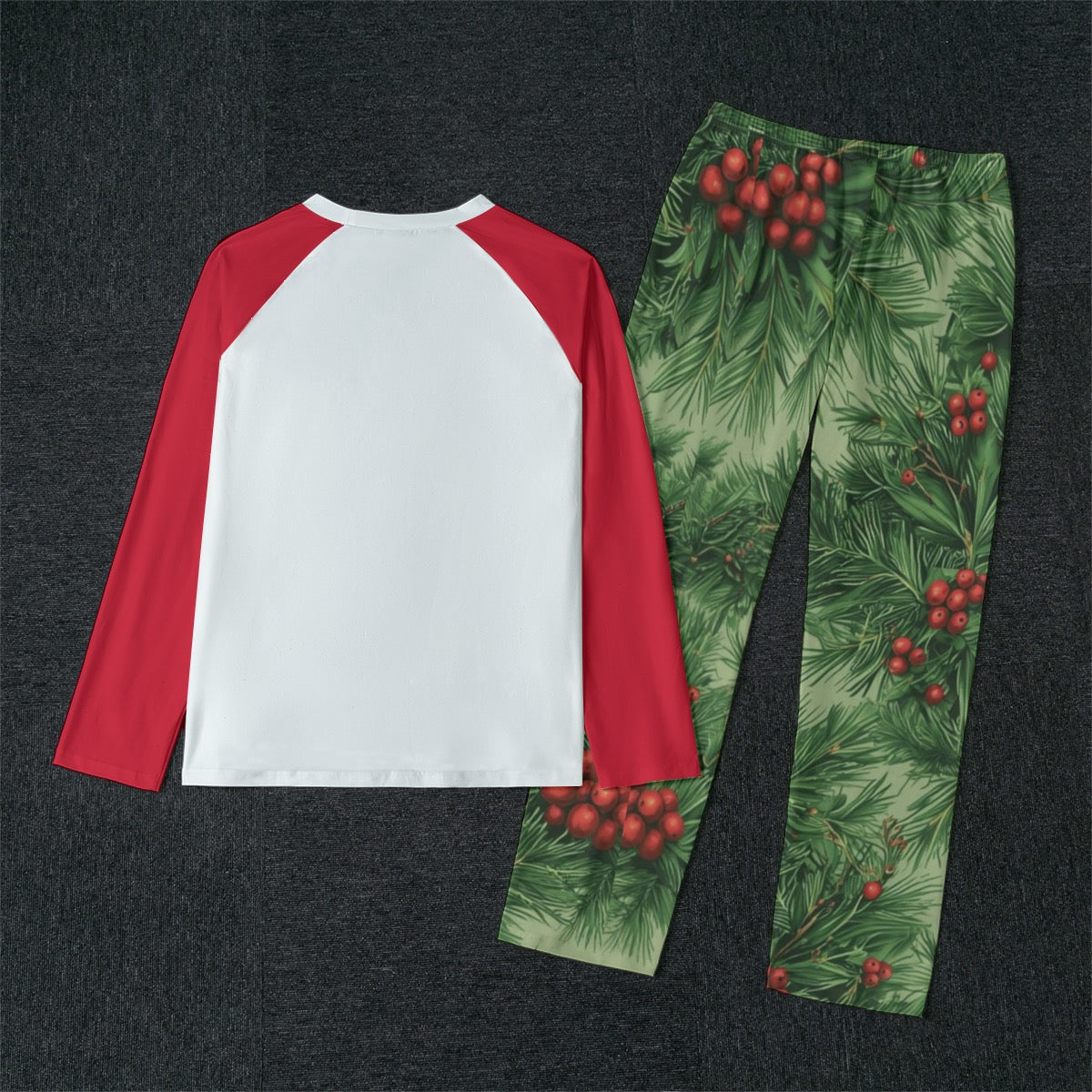 Touch Grass Men's Raglan Pajama Set