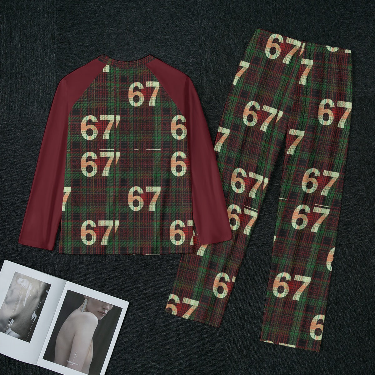 67 Women's Raglan Pajama Set