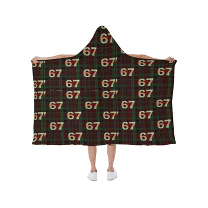 67 Hooded Blanket - Fleece Lining