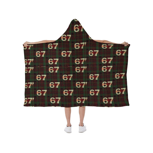 67 Hooded Blanket - Fleece Lining