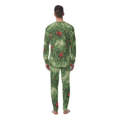 Touch Grass Green Men's Pajamas