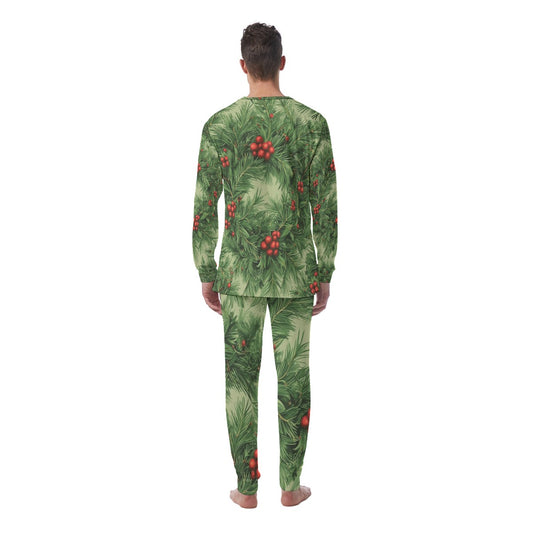 Touch Grass Green Men's Pajamas