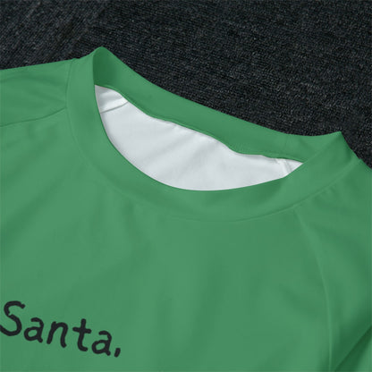 Santa and Did Women's Pajama set - Green