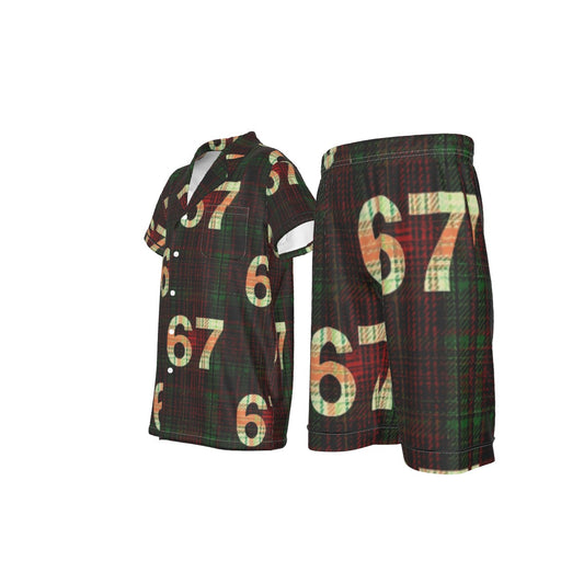 67 Kid's Imitation Silk Short Pajama Set