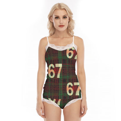 67 Women's Lace Pajama Set