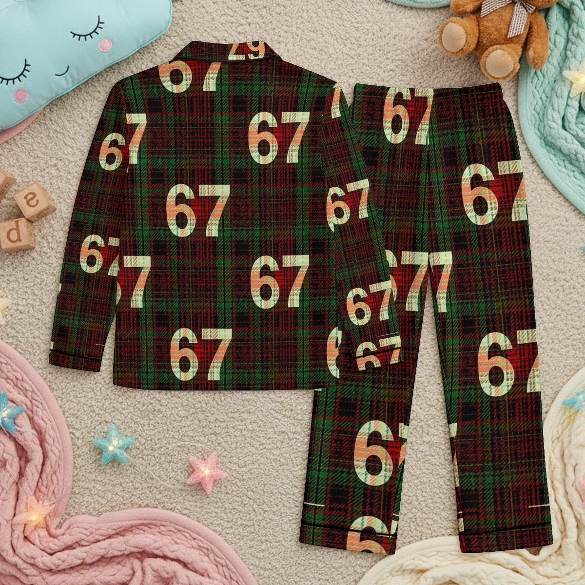 67 Children's Satin Pajama Set