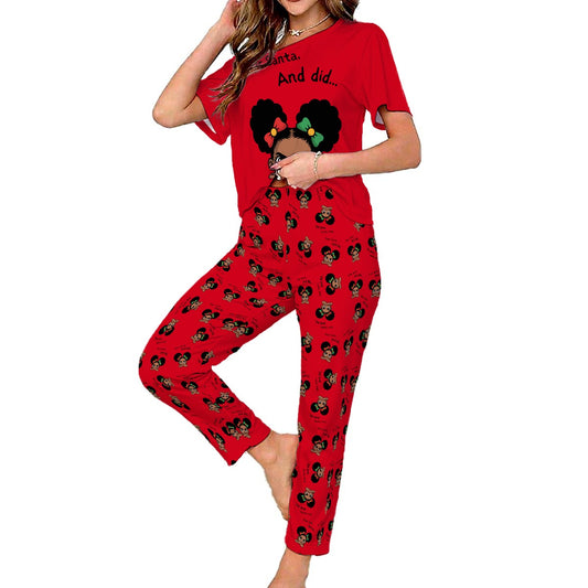 Santa And Did Loungewear - Red