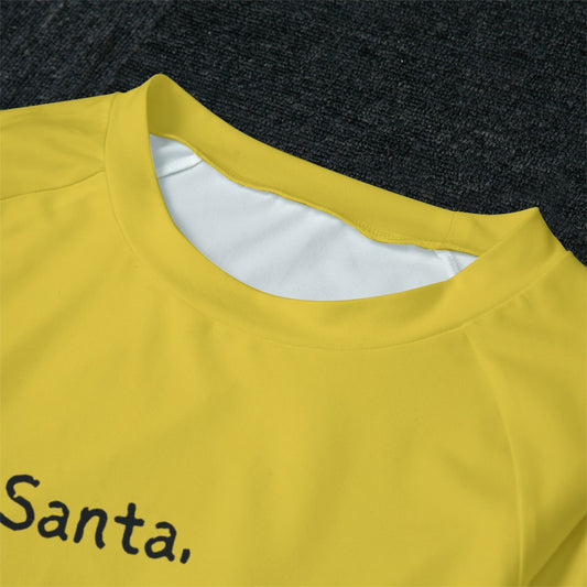 Santa and Did Pajama Set - Yellow