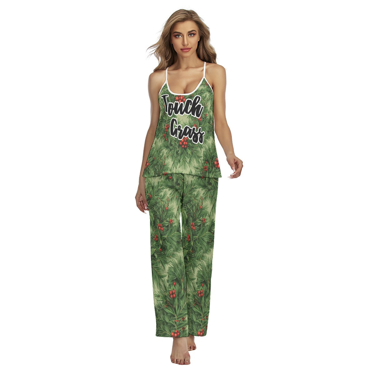 Touch Grass Cami Set