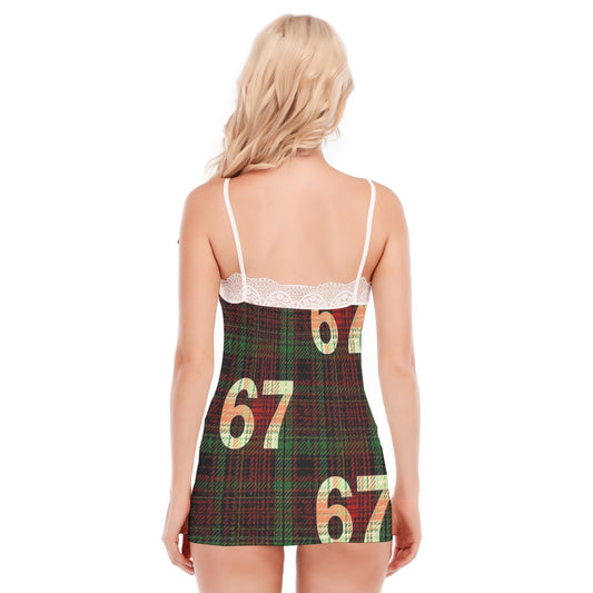 67 Women's Lace Pajama Set