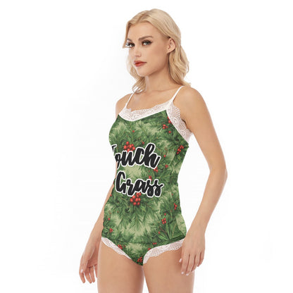 Touch Grass Cami All Green