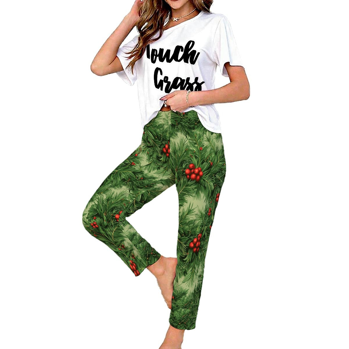 Touch Grass Cute Loungewear