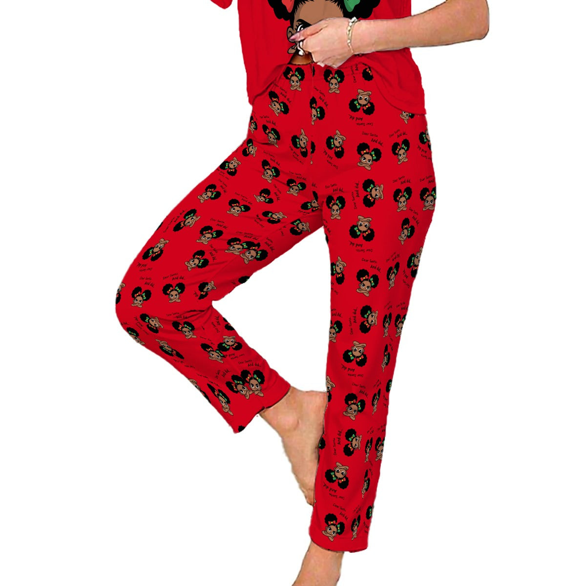 Santa And Did Loungewear - Red