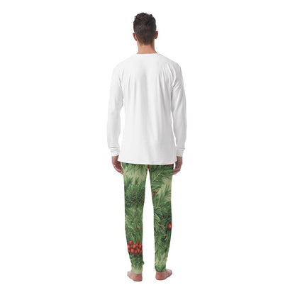 Touch Grass White Tee Men's Pajamas