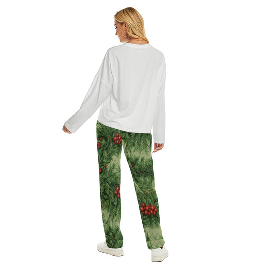Women's Touch Grass Pajama Suit