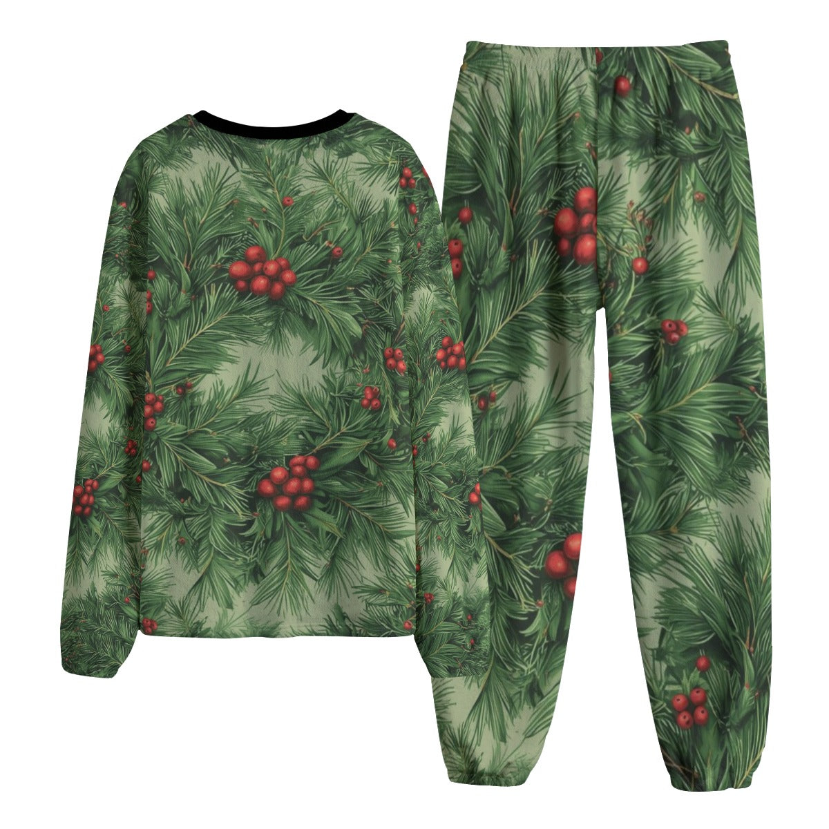 Touch Grass Green Thick Pajama Suit