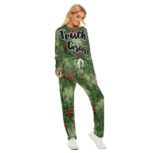 Touch Grass All Green Pajama Suit