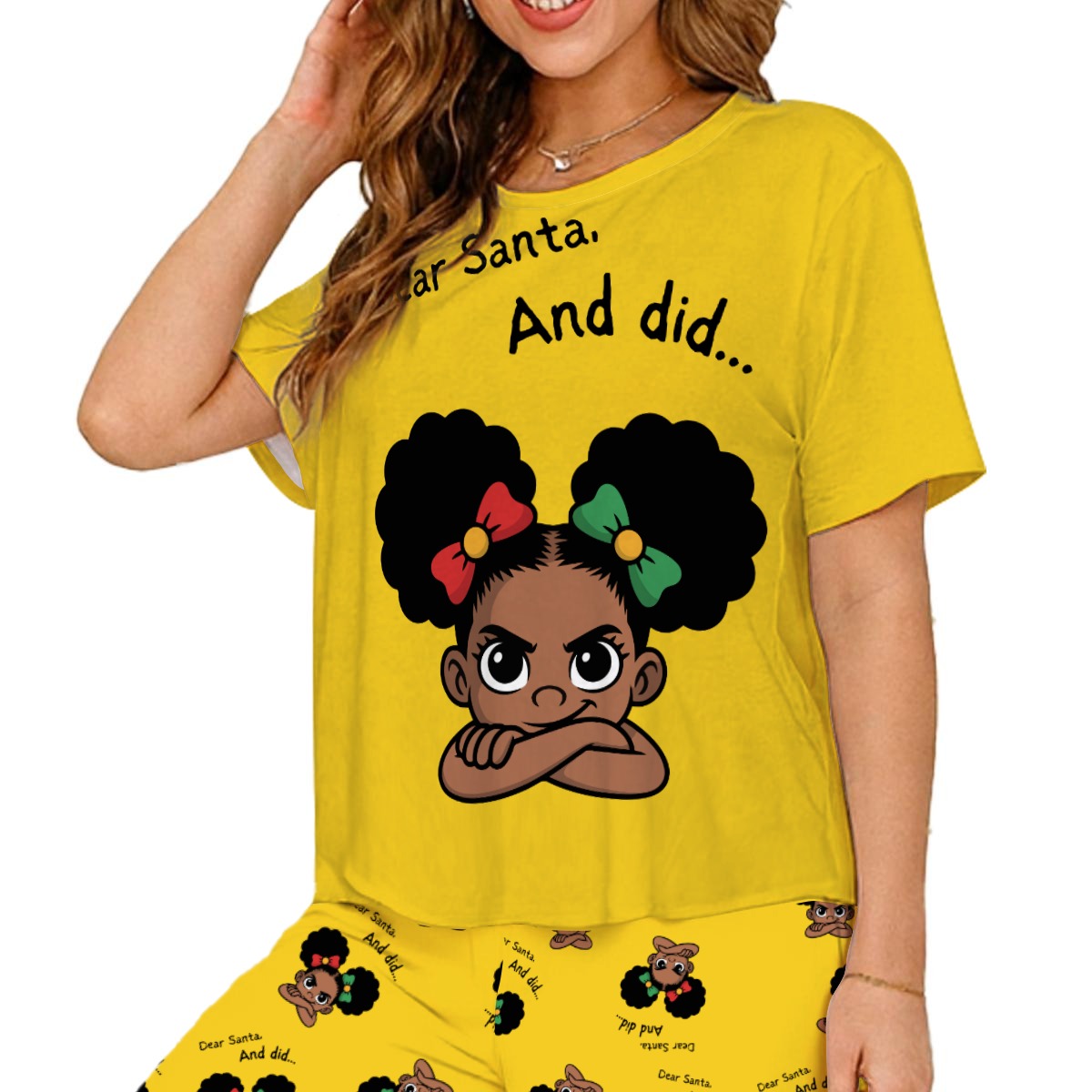 Santa And Did Women's Loungewear - Yellow