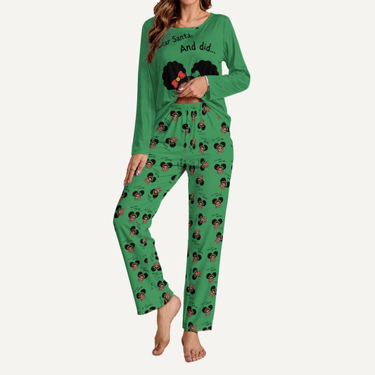 Santa And Did Women's Loungewear - Green