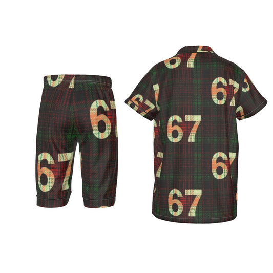 67 Kid's Imitation Silk Short Pajama Set
