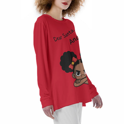 Santa and Did Pajama Tee Women's